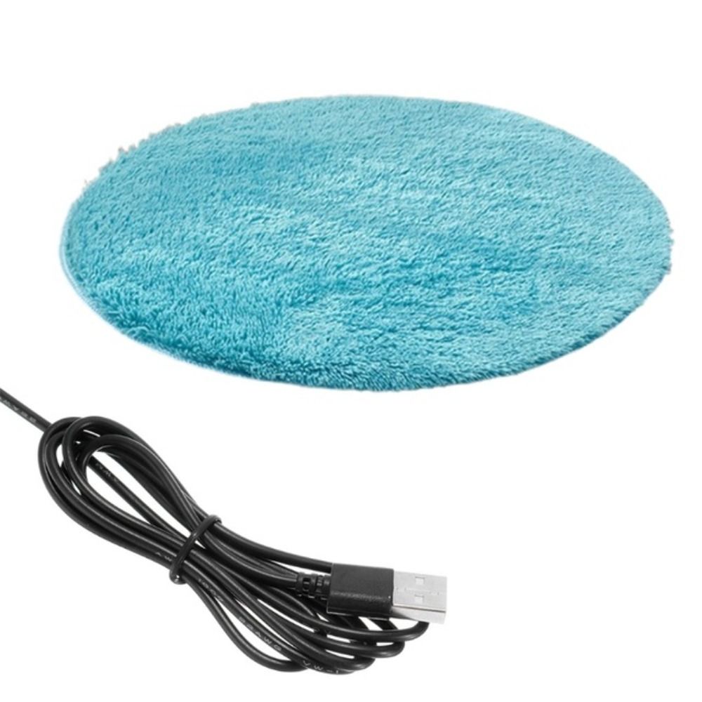 Coussin chauffant pour chat bleu