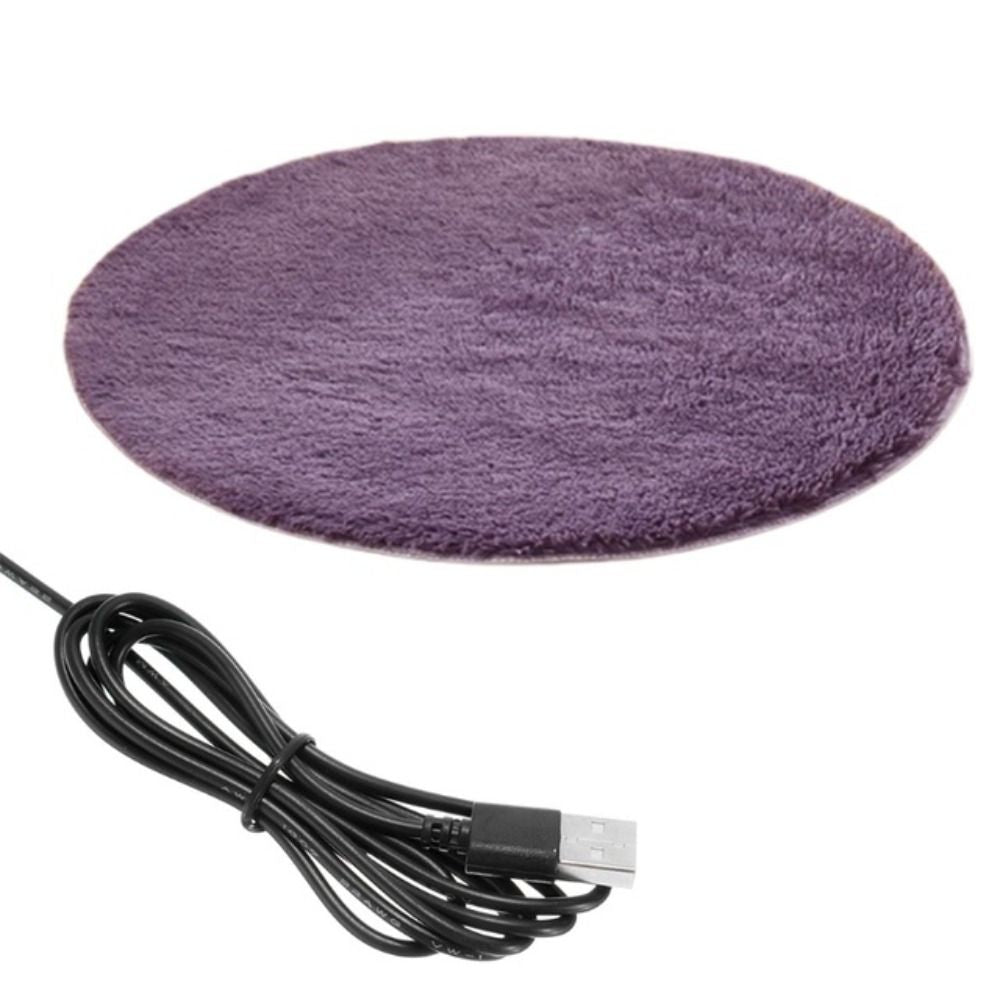 Coussin chauffant pour chat mauve