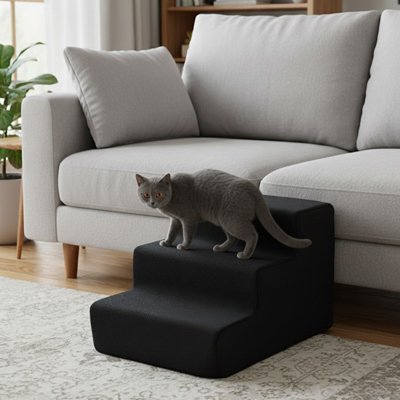 Escalier pour chat Confort et Sécurité noir
