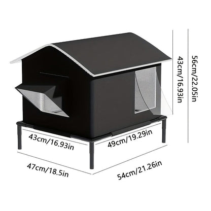 Maison chat extérieur
