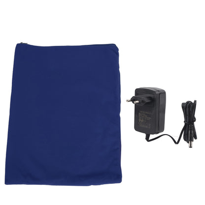 coussin chauffant chat bleu