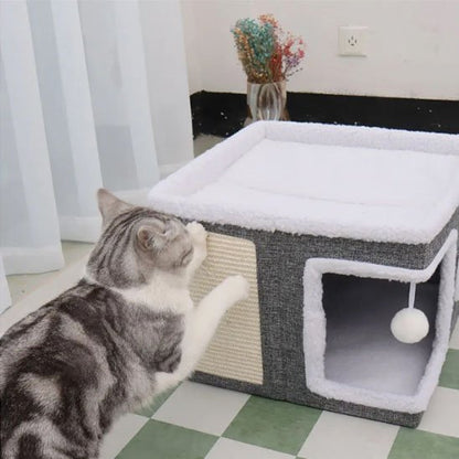 Maison pour chat espace de repos en hauteur