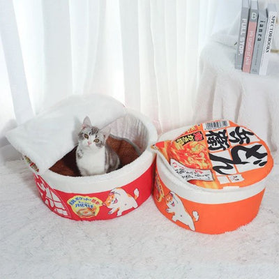 Deux maison pour chaton inspirés de la nourriture japonaise